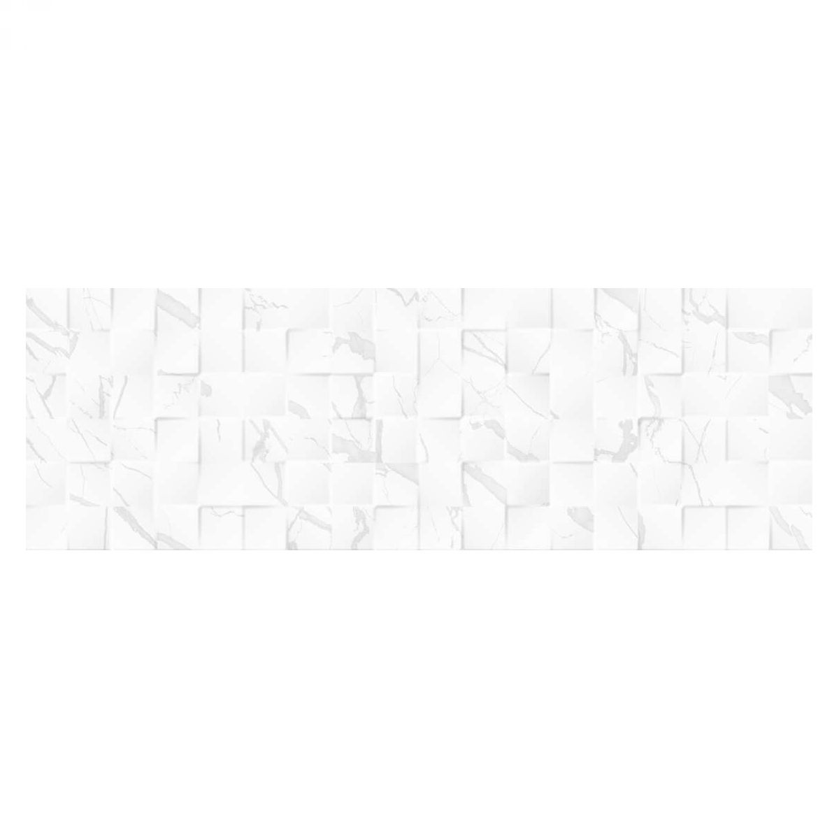 LUXOR MOSAIC 3D WHITE 25x75 #1,312m2