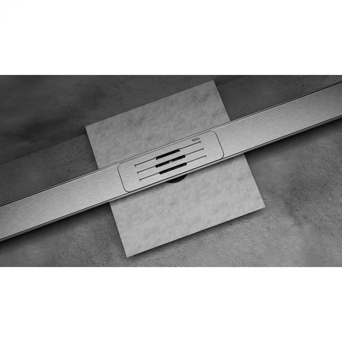 TECElineo kanalica set 400-1000mm četkani inox