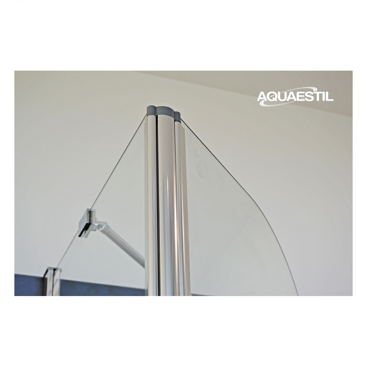 AQUAESTIL-Tuš paravan BETA II KROM/PROZIRNO