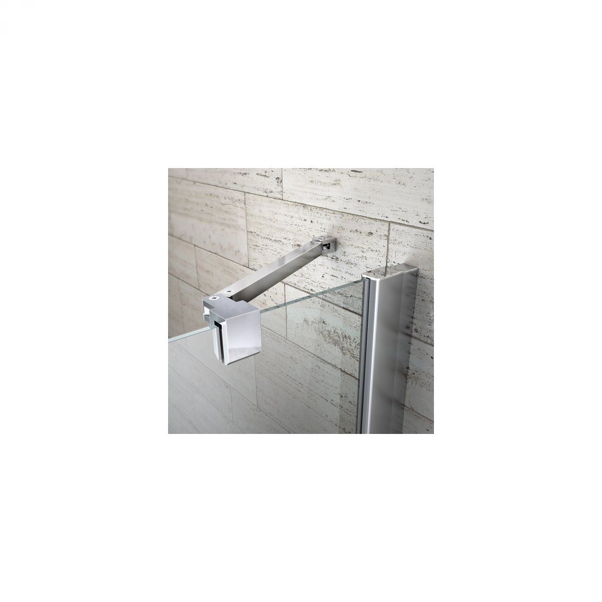 ROTH TUŠ KABINA LIMAYA 90X90 VRATA + STIJENA krom/prozirno