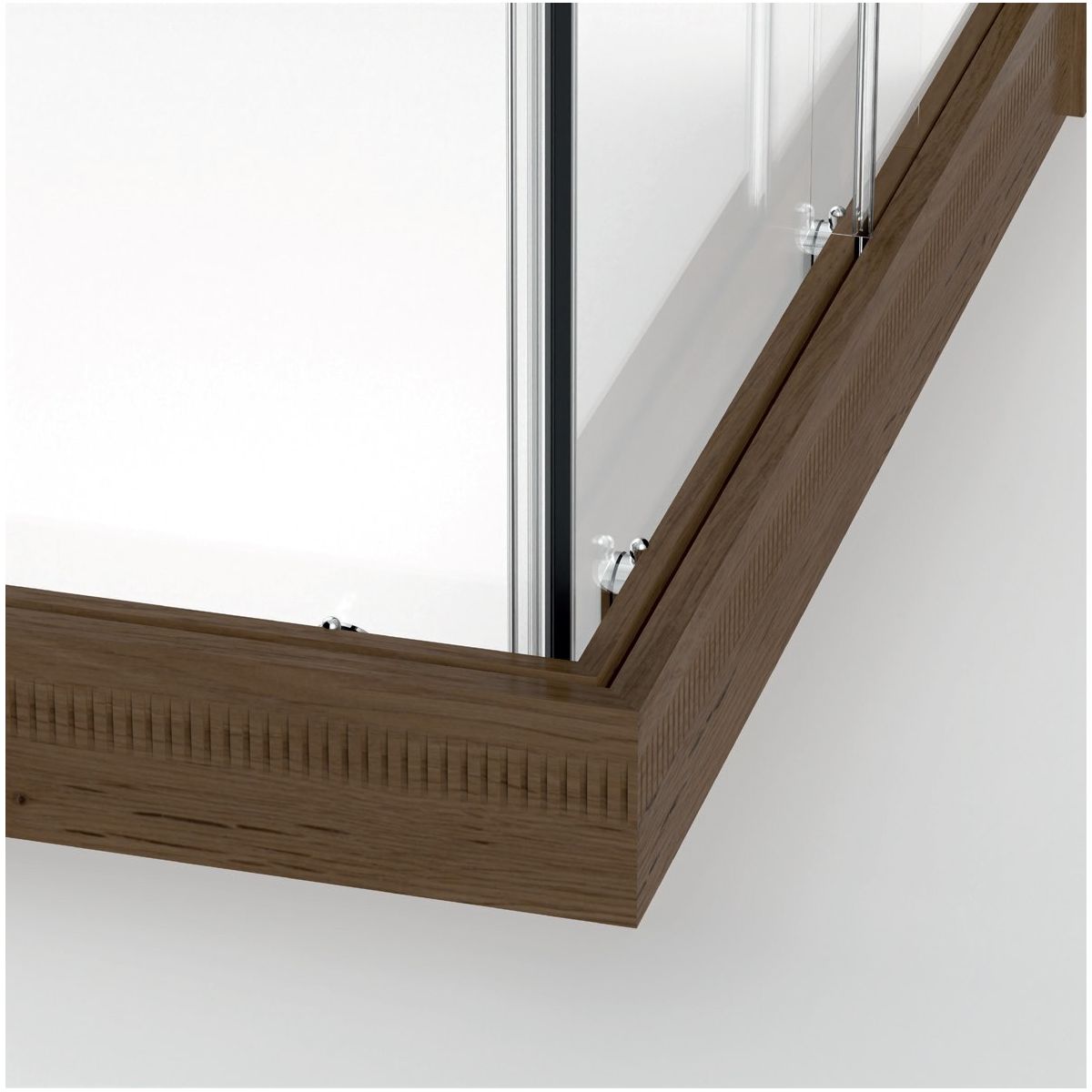 IREKO TUŠ KABINA 120X80X200 6mm PROZIRNO/DRVENI PROFIL