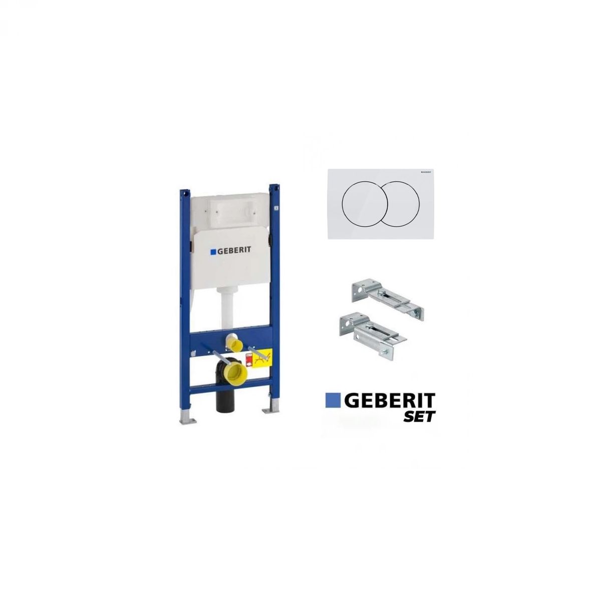 GEBERIT-Duofix uzidni vodokotlić s tipkom i setom za montažu 111.154.11.2