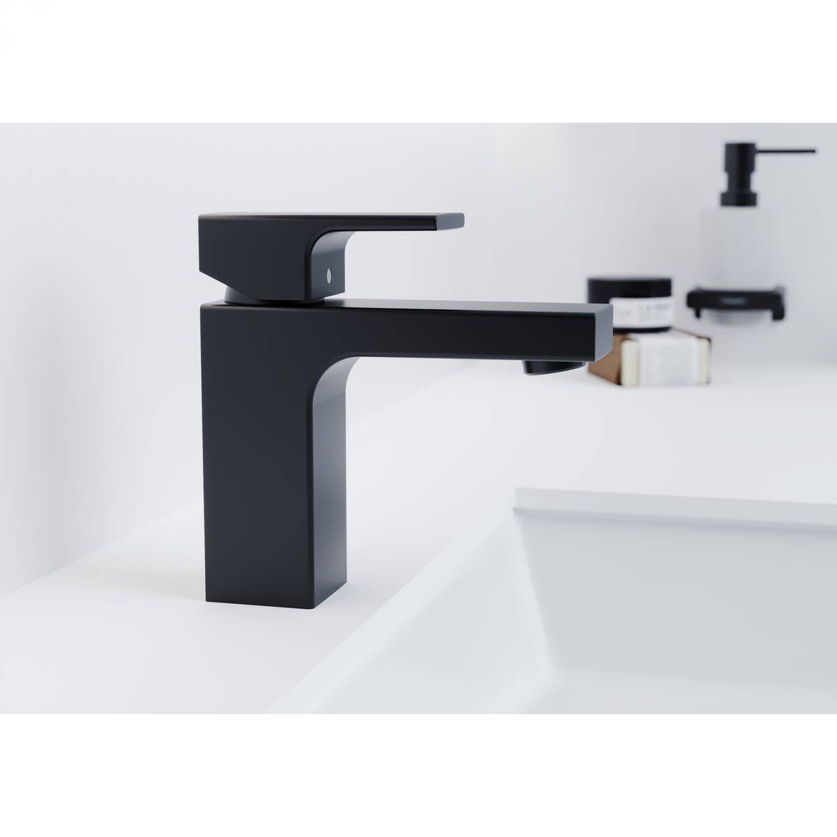 HANSGROHE VERNIS SHAPE BLACK Miješalica za umivaonik s odvodnim setom(piletom) 71561670