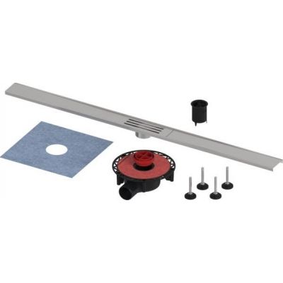 TECElineo kanalica set 400-1000mm četkani inox
