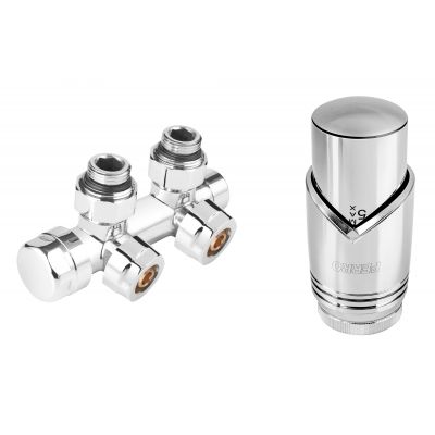 KROM RADIJATORSKI SET H VENTIL KUTNI ZTD30CR CHROME