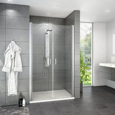 ROTH-LIMAYA LINE Tuš vrata 100cm ZA NIŠU 2. krilna krom/prozirno