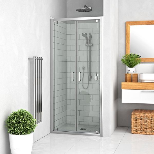 ROTH-Lega Line tuš vrata LLDO2 100cm - dvokrilna