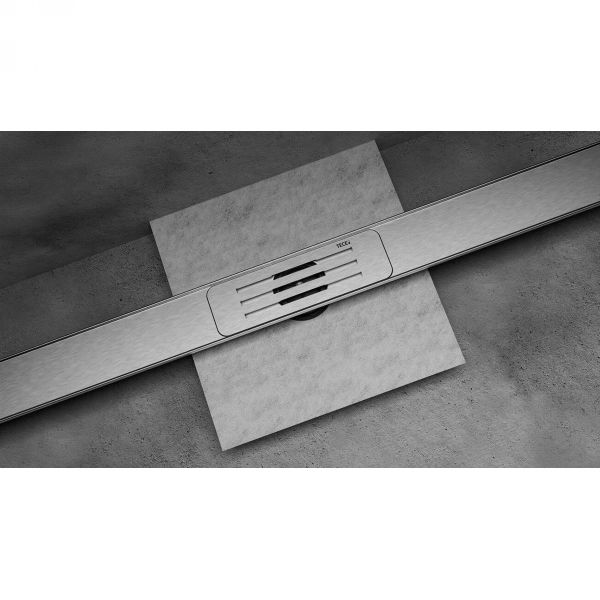 TECElineo kanalica set 400-1000mm četkani inox
