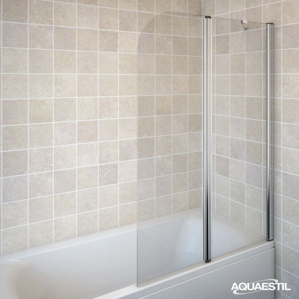 AQUAESTIL-Tuš paravan BETA II KROM/PROZIRNO