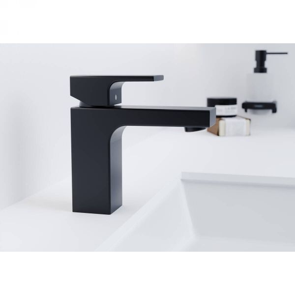 HANSGROHE VERNIS SHAPE BLACK Miješalica za umivaonik s odvodnim setom(piletom) 71561670