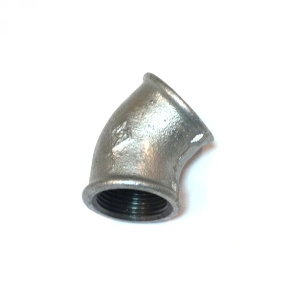 KOLJENO POCINČANO 1/2” N/N 45°